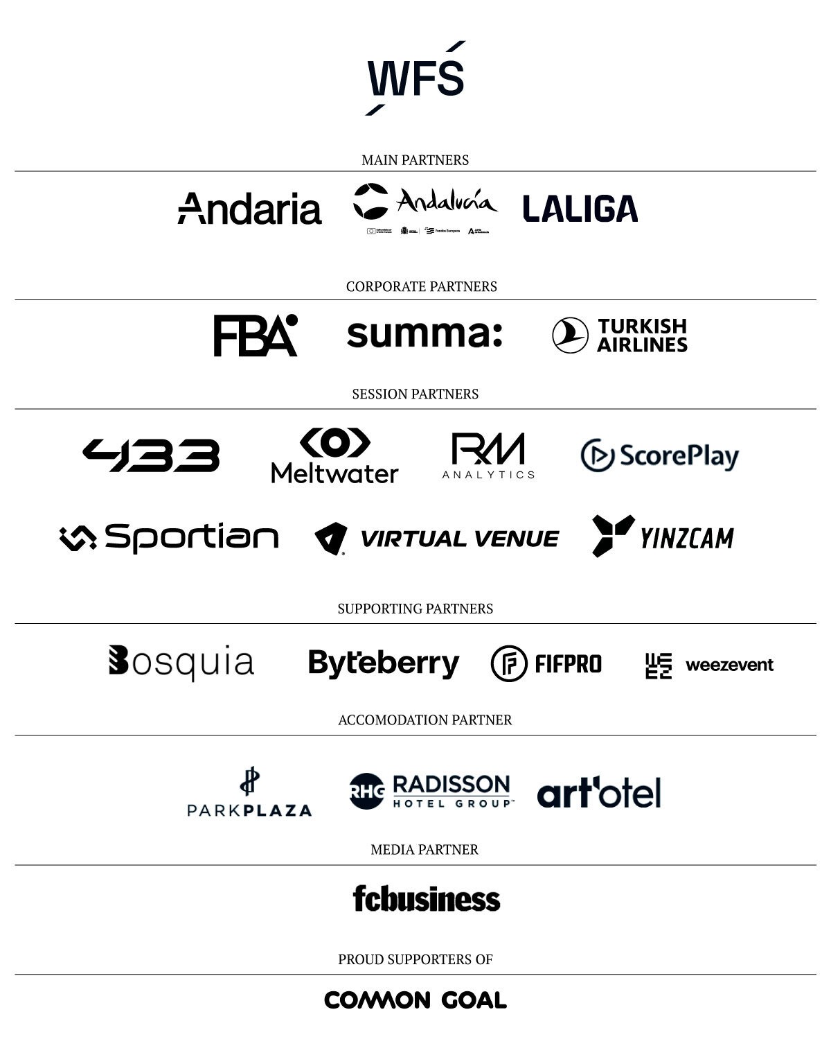 WFS Partners for football innovation forum 2024